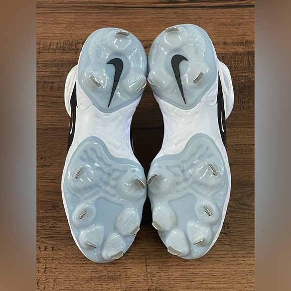 Nike Alpha Huarache Elite 4 Mid ‘White Black’ (size us mens 13) - Picture 6 of 6